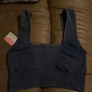 M/L blue fb movement bra